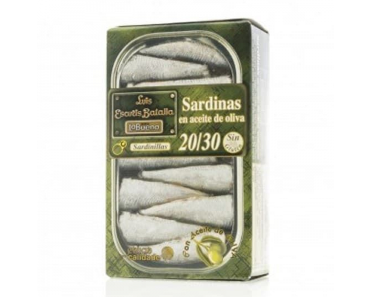 SARDINHA EN OLEO DE OLIVA 20/30