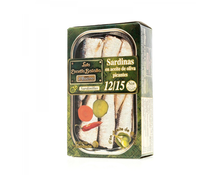 Sardinas en aceite de oliva picantes