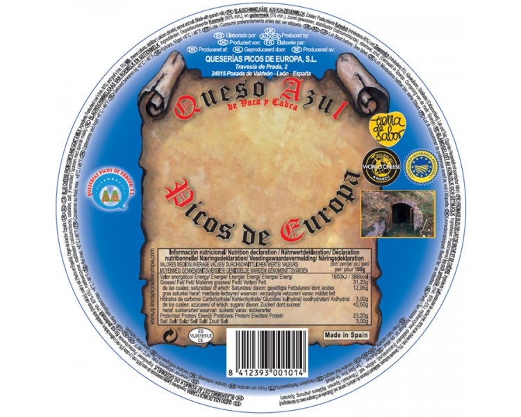 QUESO AZUL D.O.P. VALDEÓN CUÑA 100G