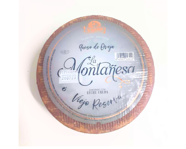 QUESO DE OVEJA VIEJO RESERVA MONTAÑESA